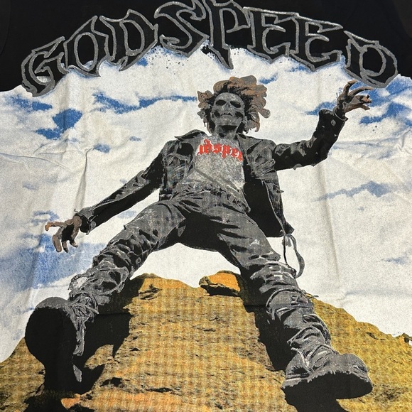 GodSpeed Black Graphic T-Shirt New - Picture 2 of 6
